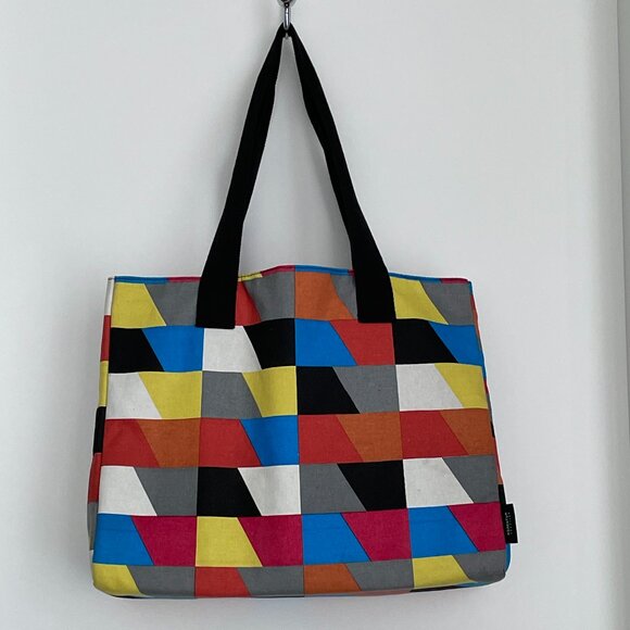 Momentum Textiles Multi Color Tote Shopping Bag - Picture 1 of 7